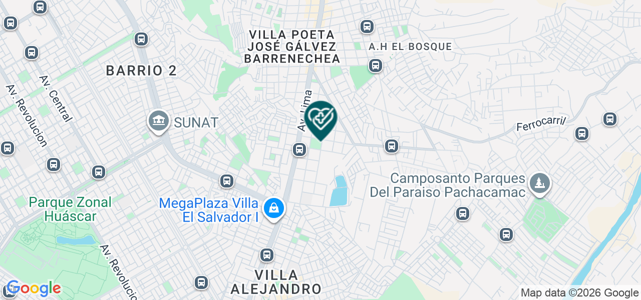 Mapa de Odentosalud SAC