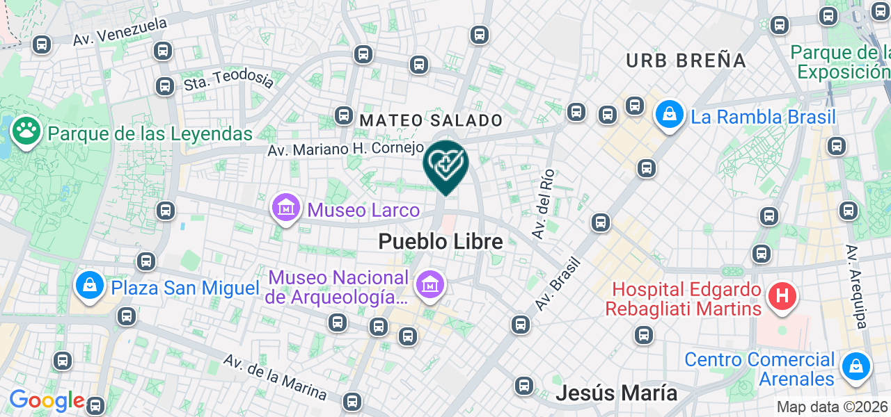 Mapa de Consultorio Externo Surgisalud