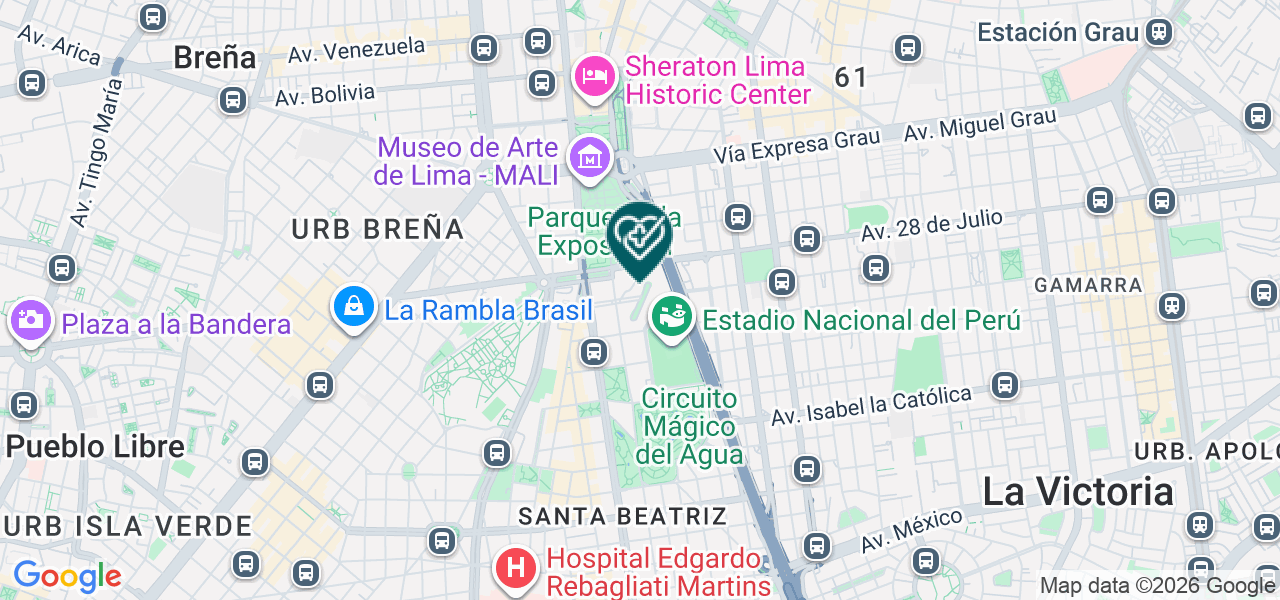 Mapa de Servimedic Mchp EIRL