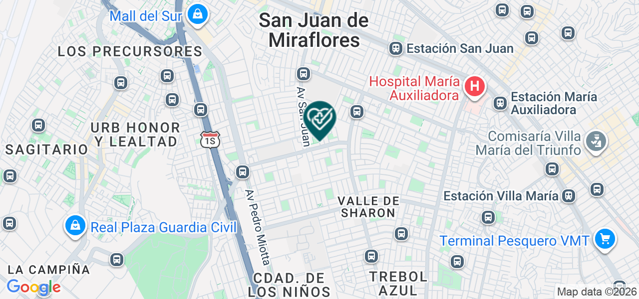 Mapa de Clinica Dental Sonrisas