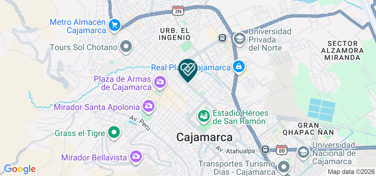 Mapa de Medimagen Cajamarca E.I.R.L.