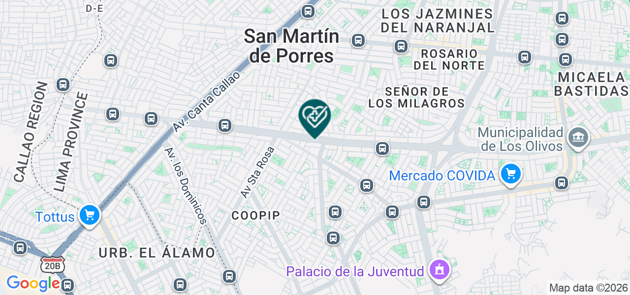 Mapa de Consultorio Medico
