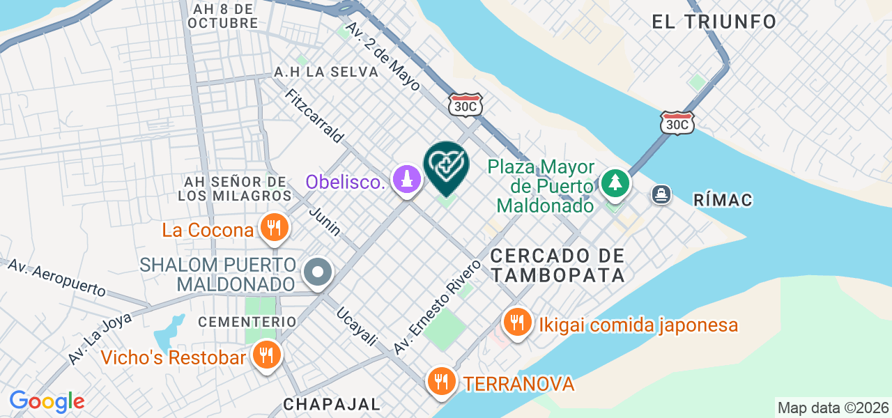 Mapa de Consultorio Mater Dei