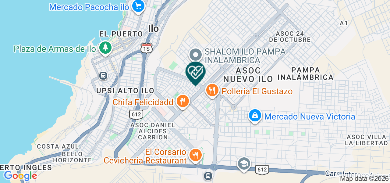Mapa de Policlinico Manchego SAC