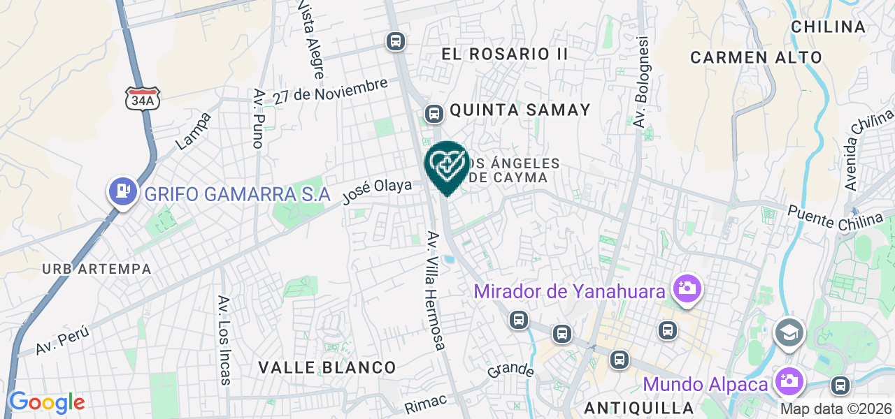 Mapa de Consultorio Urologia Vidas
