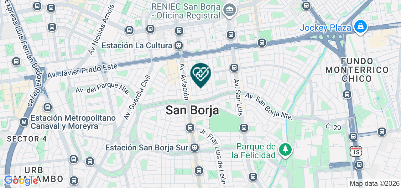 Mapa de Instituto de Investigaciones Medicas Especializadas