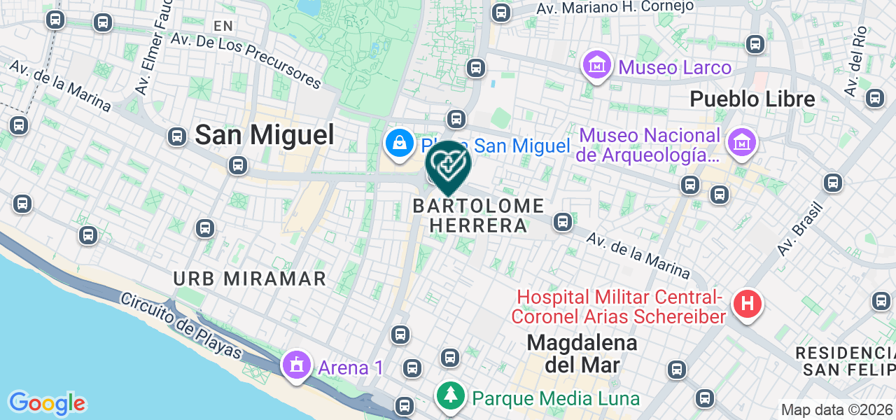Mapa de Clinica San Judas Tadeo