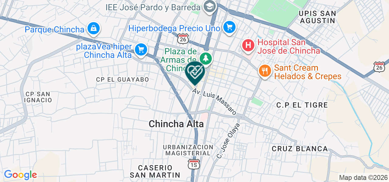 Mapa de Daniel A. Carrion EIRL