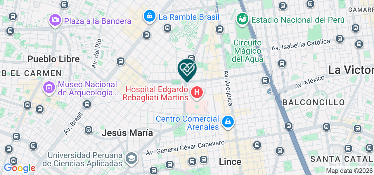 Mapa de Preventis Salud