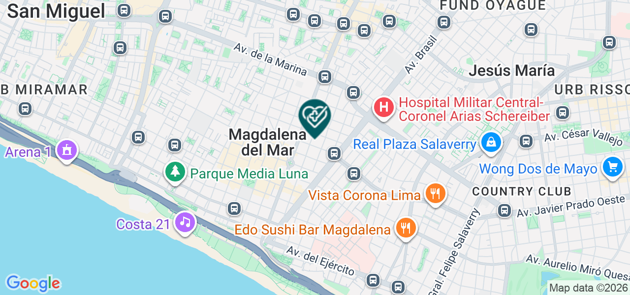 Mapa de Milagros Rosario Rojas Sarapura