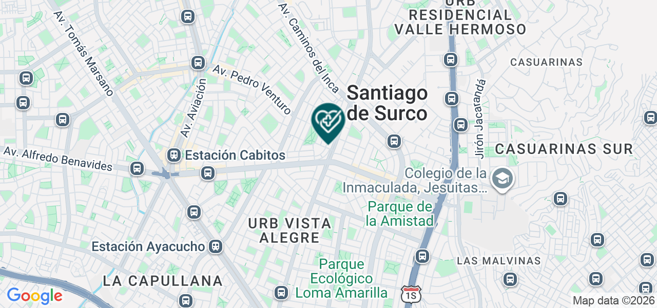 Mapa de Consultorio Odontologico del Sur