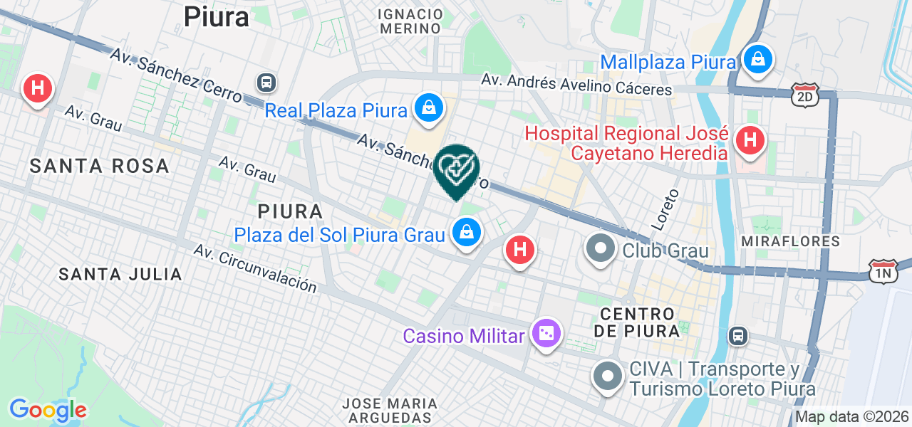 Mapa de Segusalut S.R.L
