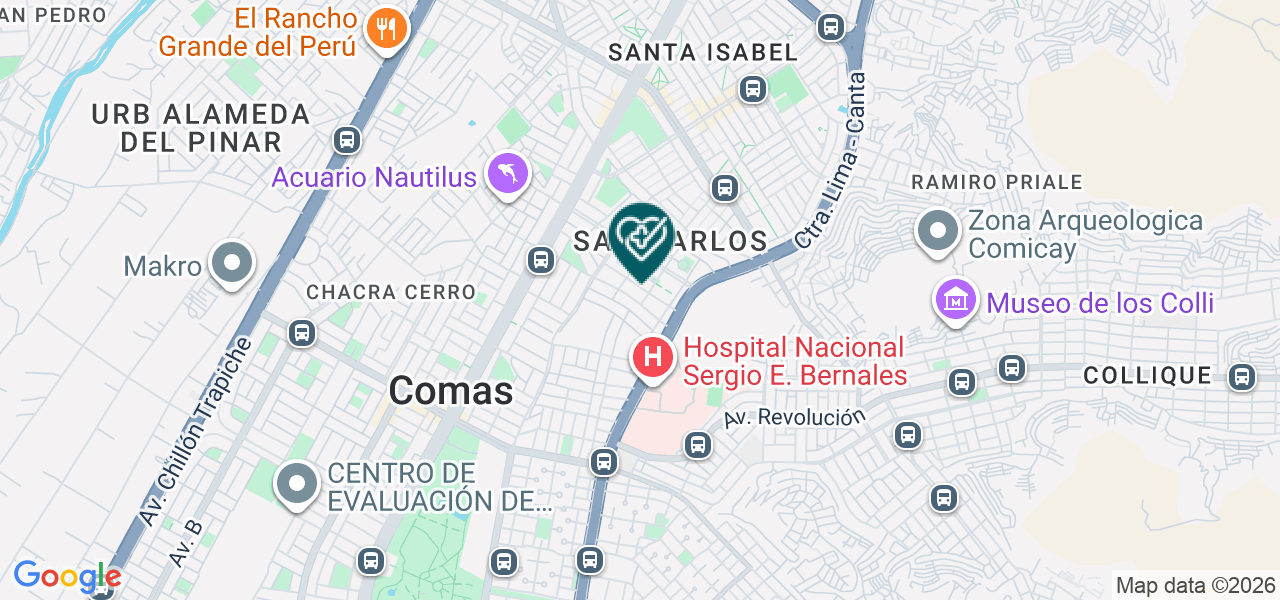 Mapa de Consultorio Dental Health