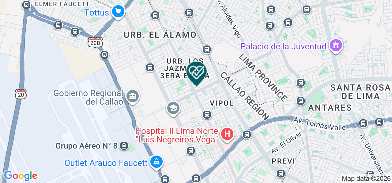 Mapa de Vitaldentis