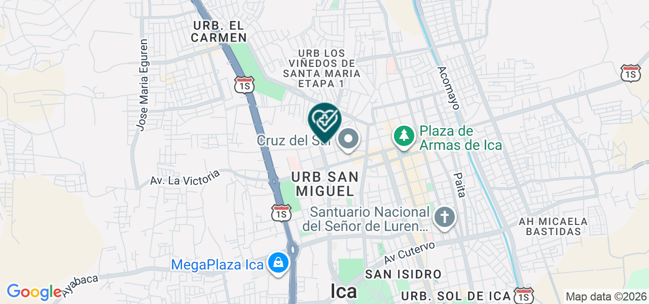Mapa de Servicios Medicos el Conductor S.A.C.