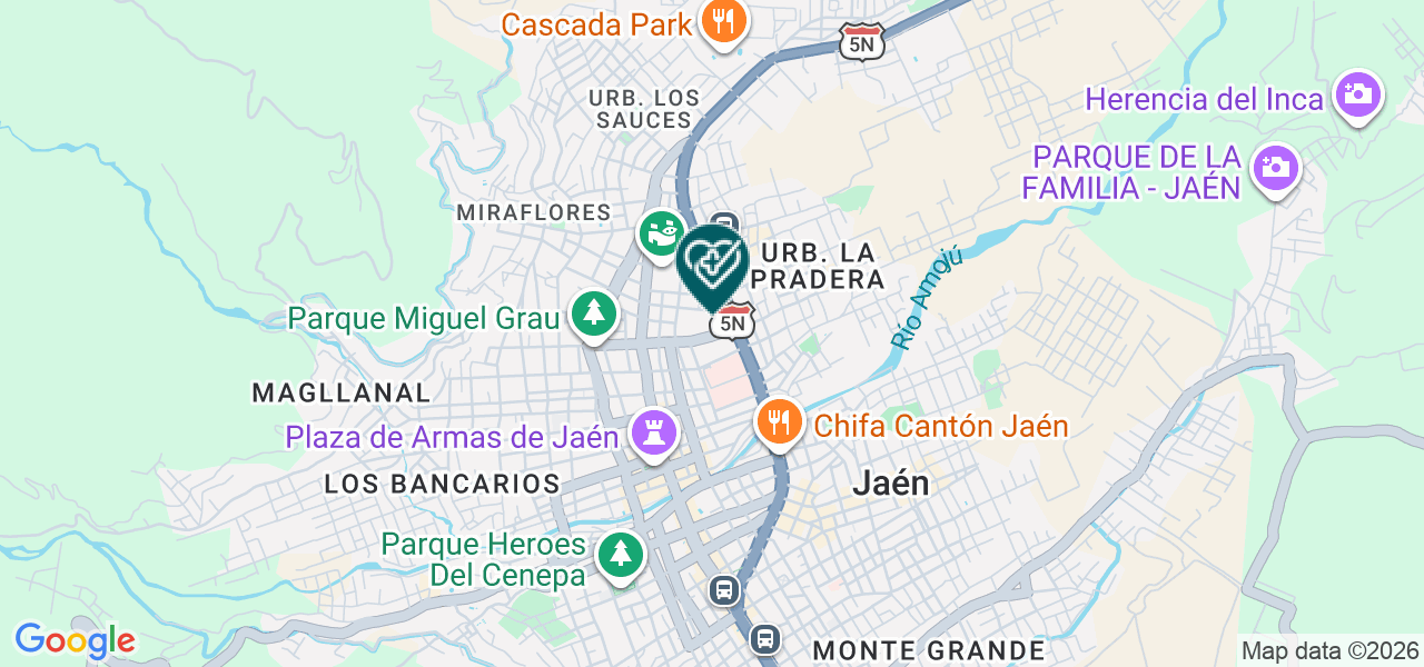 Mapa de Clínica Señor Cautivo