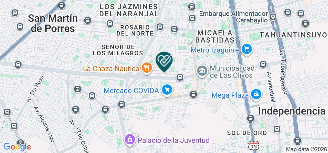 Mapa de Ccori Sumaq Dent