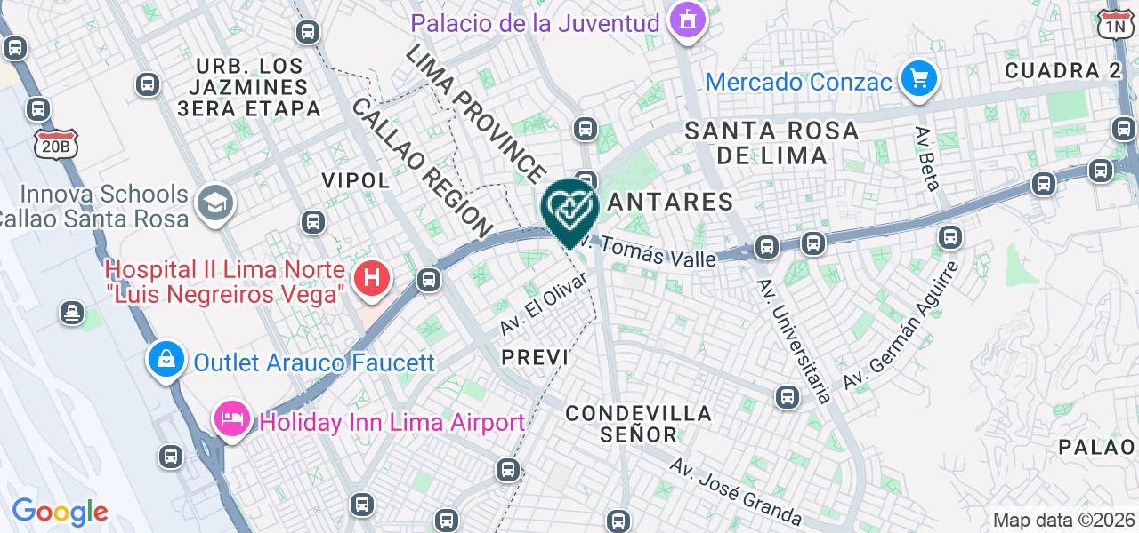 Mapa de Odontespa
