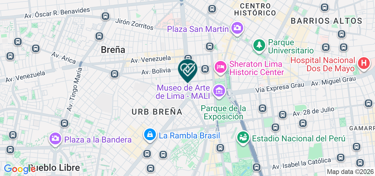 Mapa de Splendor Salud y Belleza
