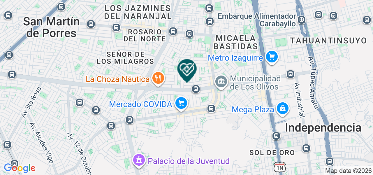 Mapa de Corporación Munlab