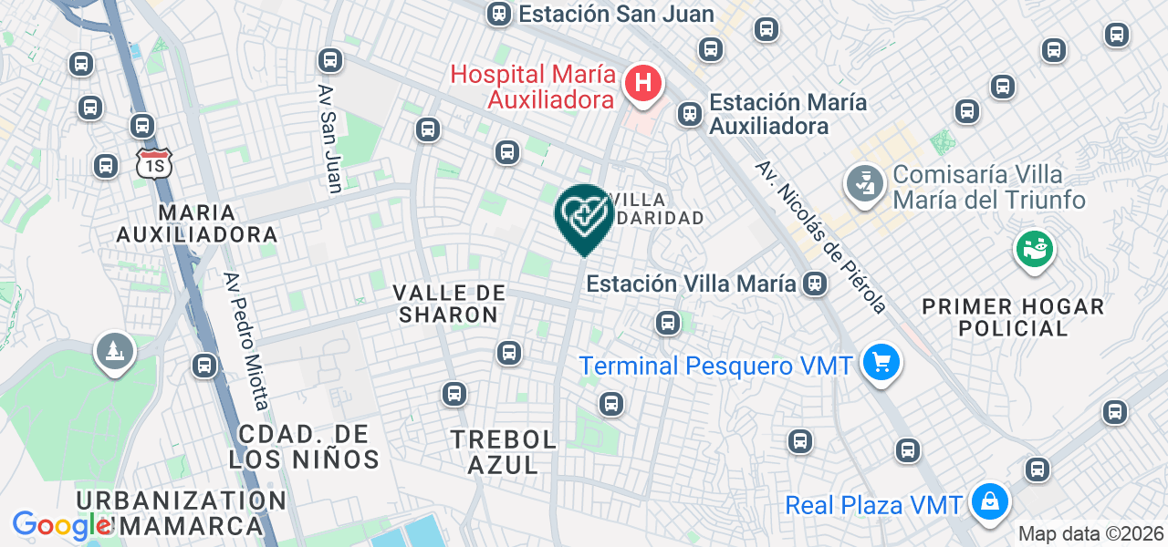 Mapa de Consultorio Médico Obstetrico Miguel Iglesias