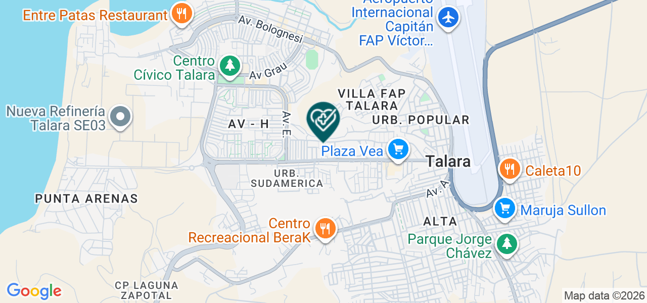 Mapa de Centro Obstetrico "angeles del Cielo