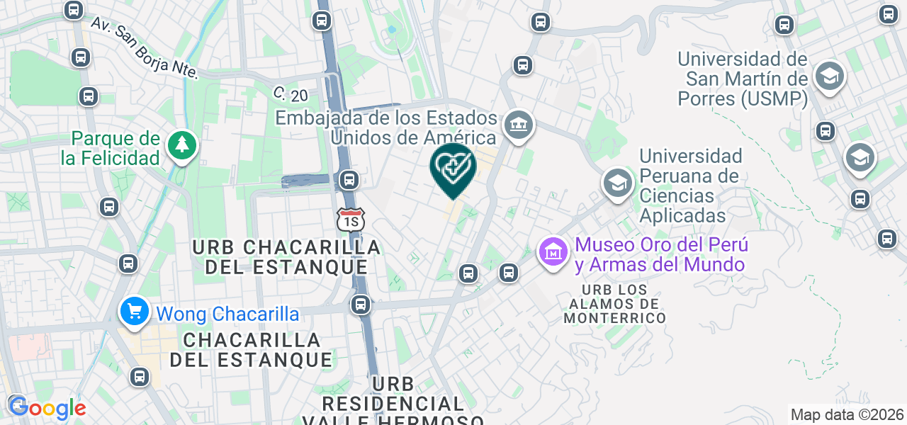 Mapa de Clinica Cedron