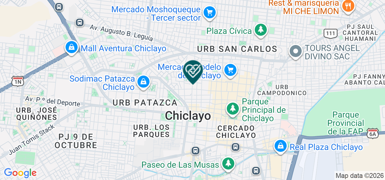 Mapa de Healthy E.I.R.L.