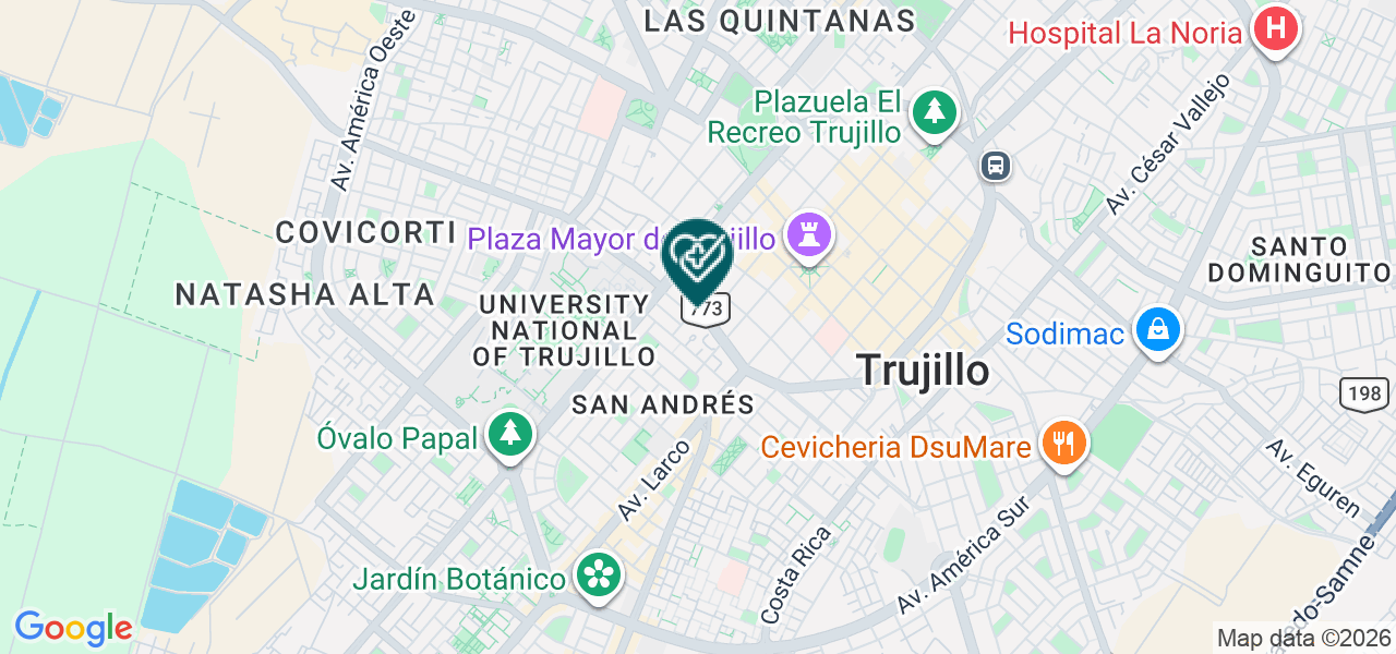 Mapa de Colegio Contadores Publicos de la Libertad-centro Médico
