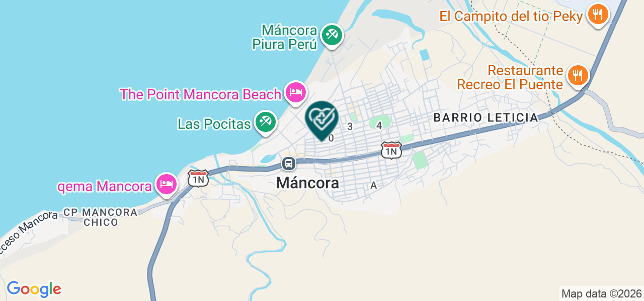 Mapa de Centro Medico Sanchez