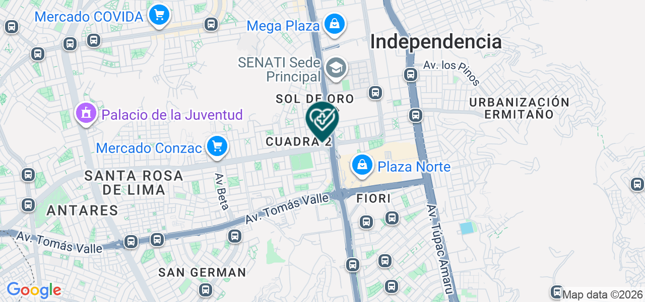Mapa de Trébol Red Nacional de Salud Ocupacional
