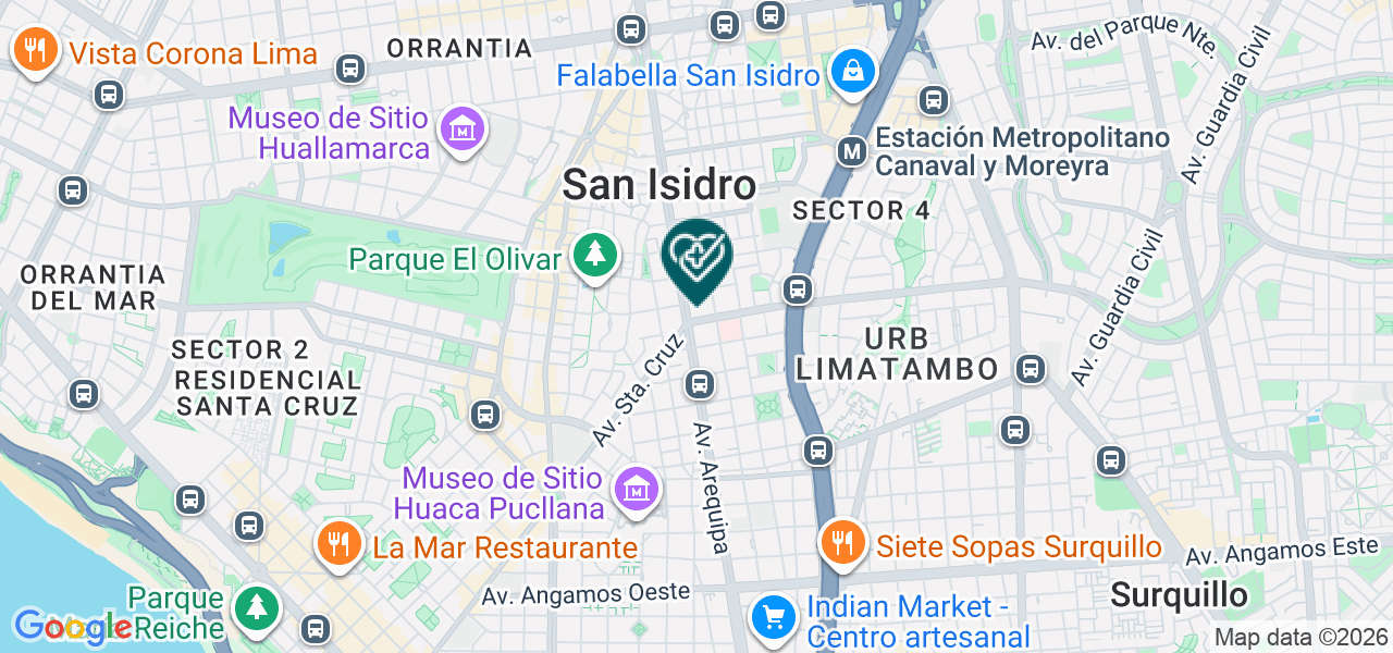 Mapa de Odontocenter