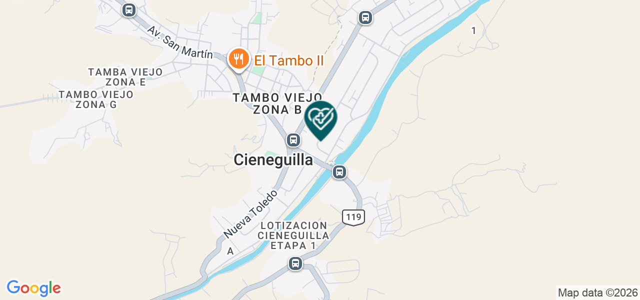 Mapa de Med & Dent