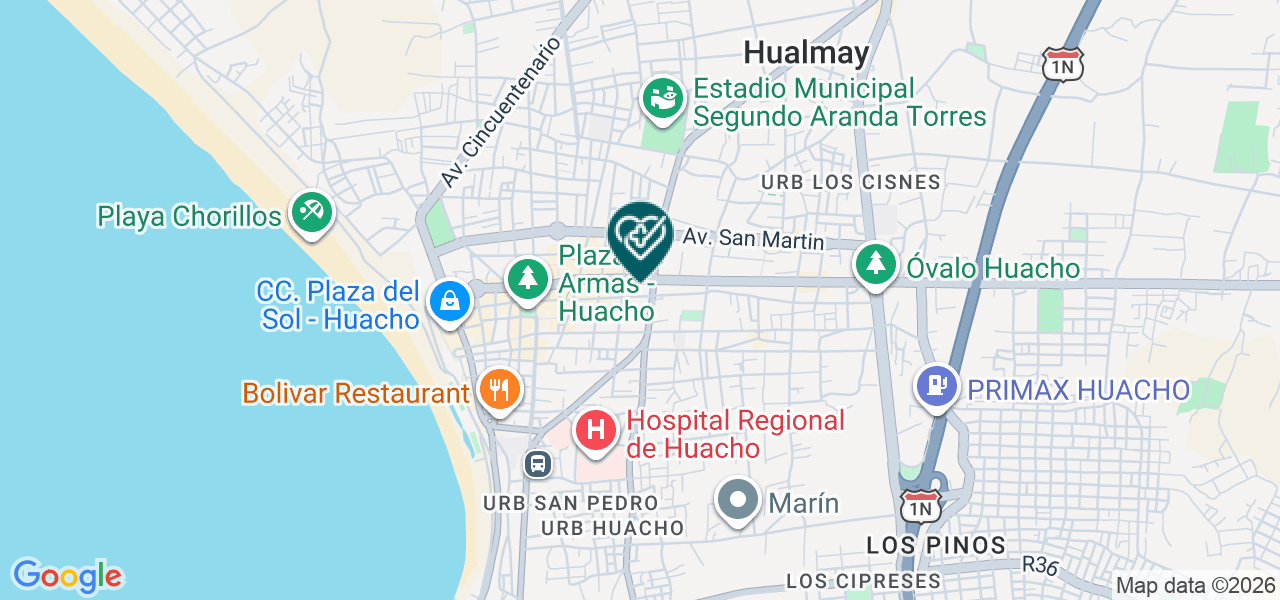 Mapa de Centro Medico Quirurgico la Familia