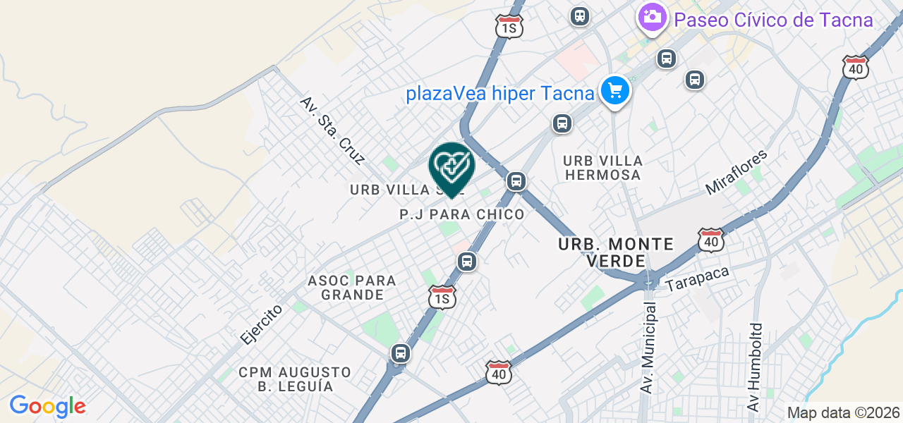 Mapa de El Centro de Rehabilitacion Medicina Alternativa y Spa