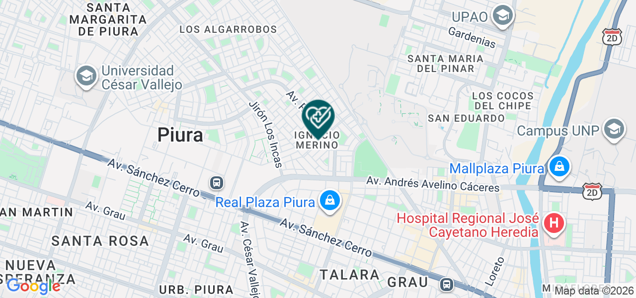 Mapa de Consultorios Medicos San Liz E.I.R.L.