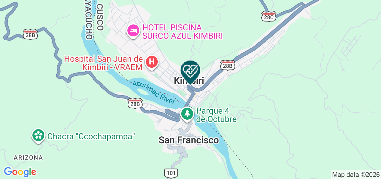 Mapa de Del Valle