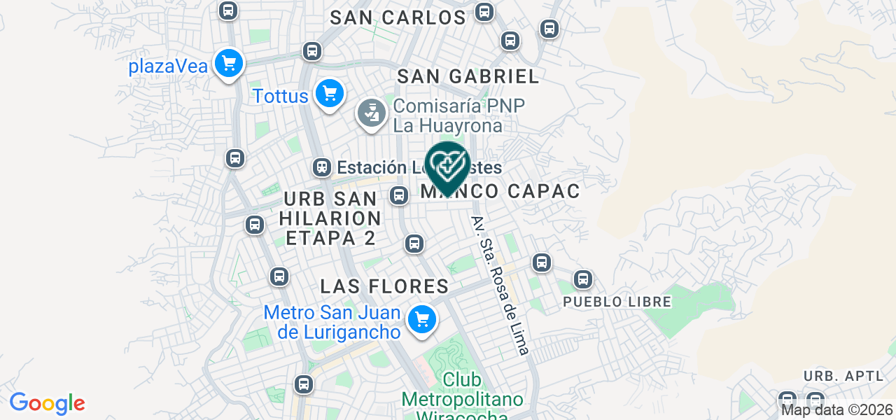 Mapa de Dental Zafiro