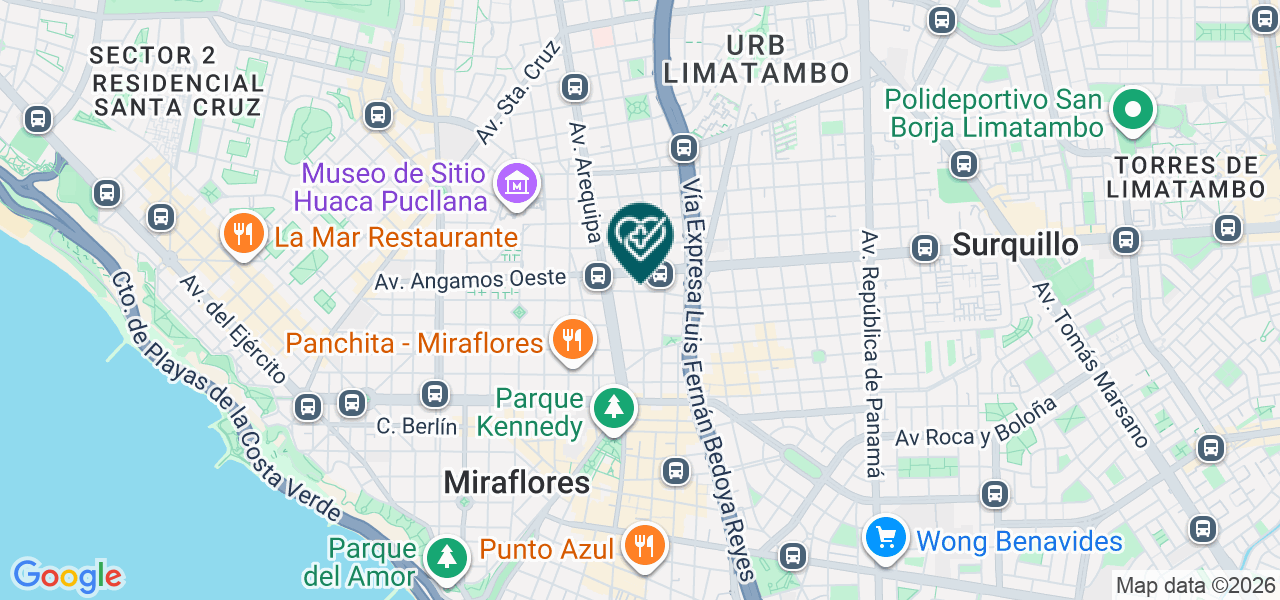 Mapa de Optica Visage S.A.C.