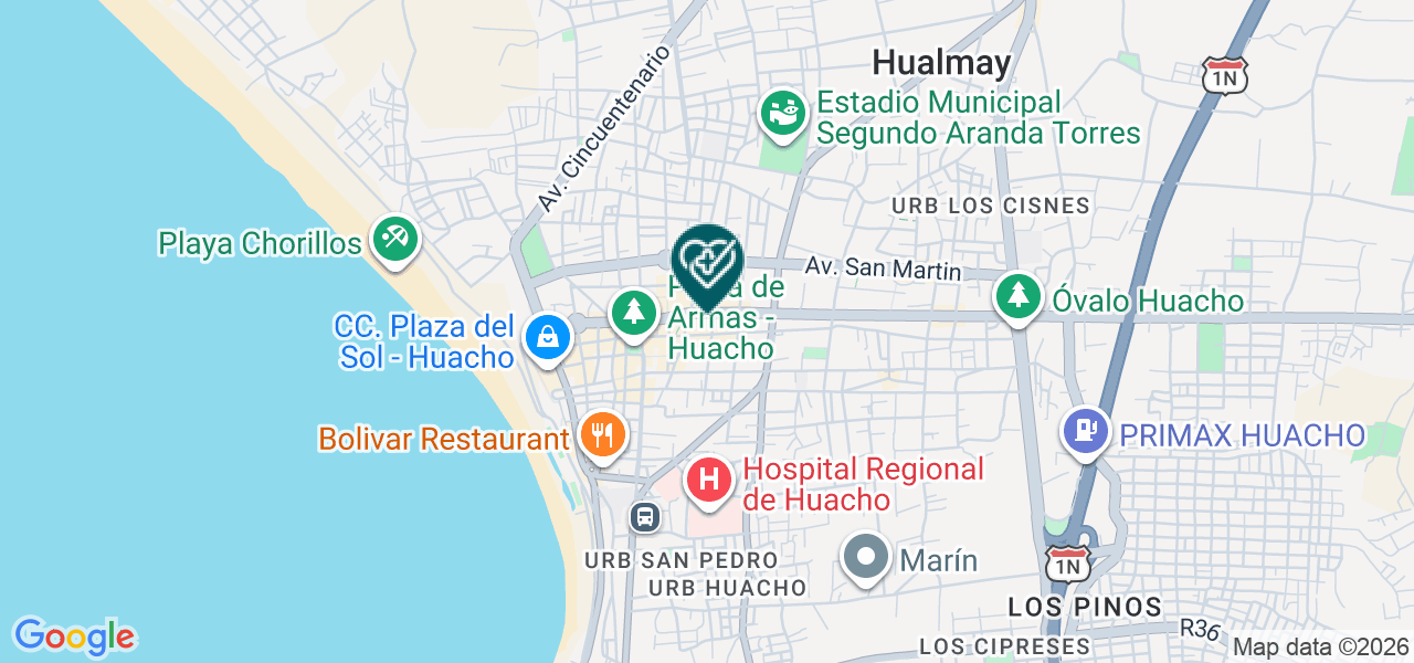 Mapa de Centro Especializado en Varices "dr. Alvaro Castillo