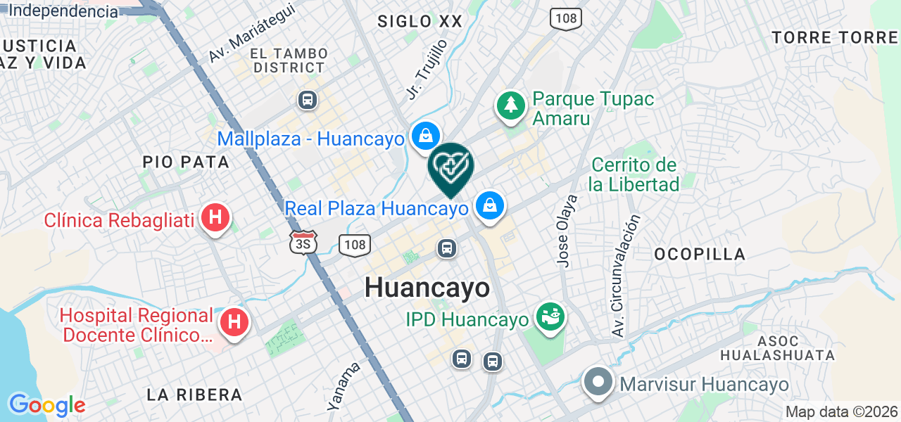 Mapa de Consultorios Medicos Nuñez