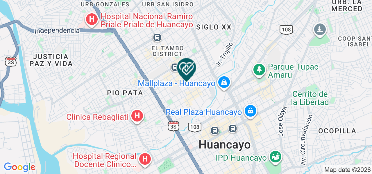 Mapa de Opticas Farmalents