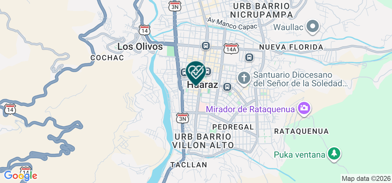 Mapa de Consultorio Médico y Centro Médico de Apoyo al Diagóstico "clinicla Medic