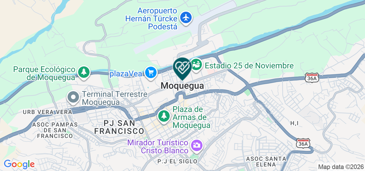 Mapa de Centro Odontologico Janet Gonzalez Odontología Especializada