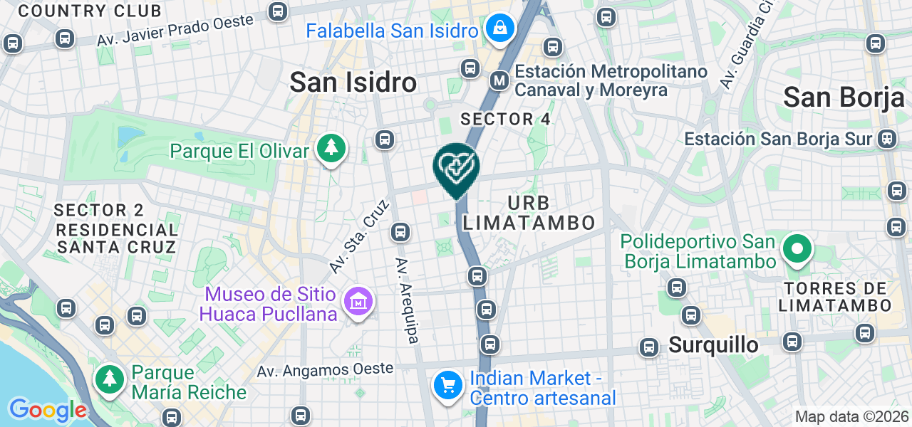 Mapa de Axalud Clinica SAC