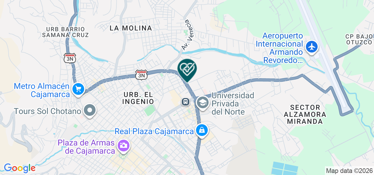 Mapa de Consultorio Medico la Esperanza