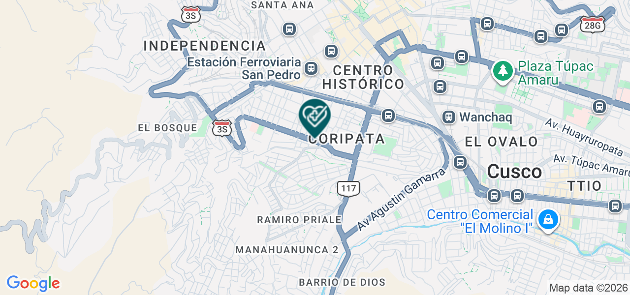 Mapa de Dental Muñoz Villamil