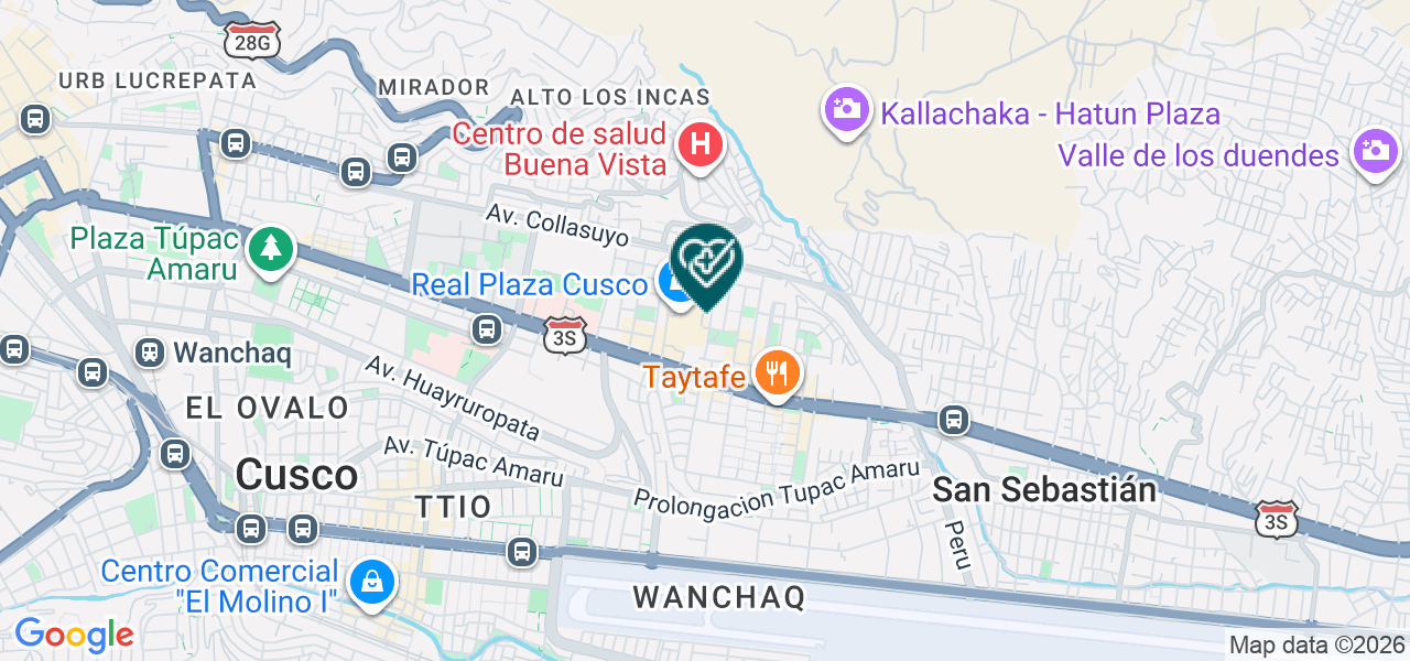 Mapa de Optilaser