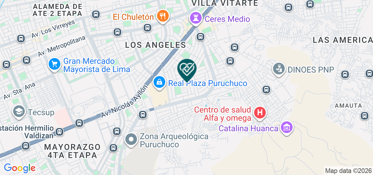 Mapa de Odontología Bethel