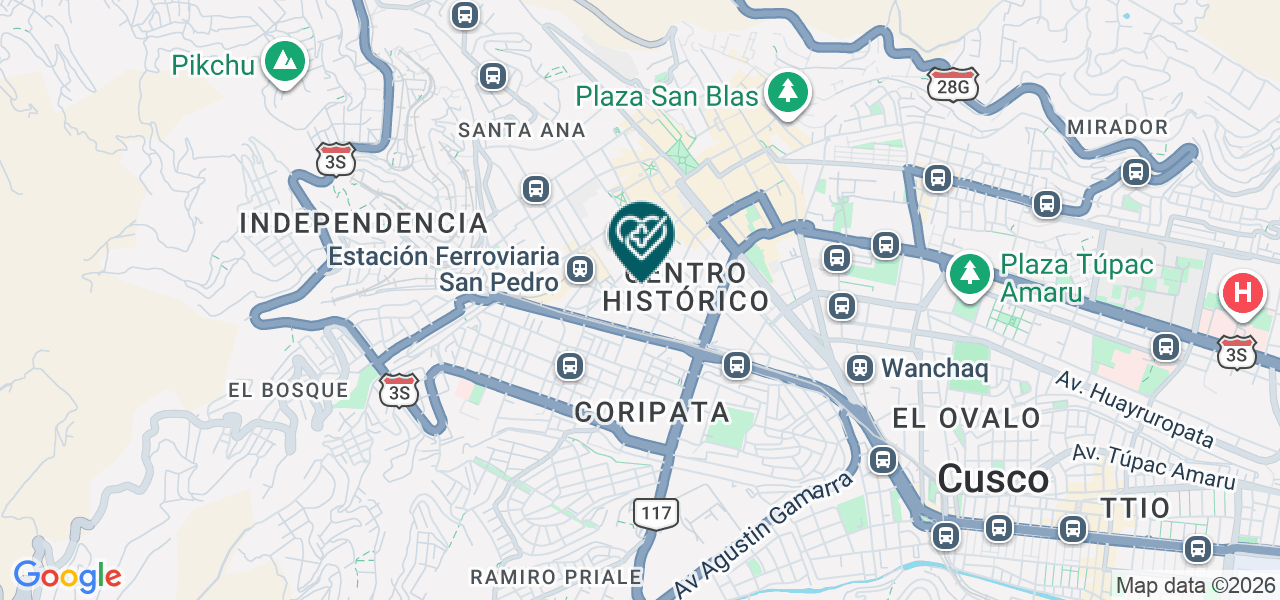Mapa de Fernandez Baca